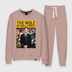 Костюм хлопковый женский The wolf of wall street - Leo, цвет: пыльно-розовый