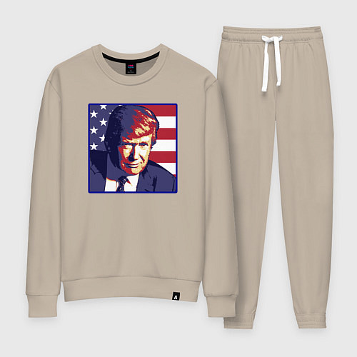 Женский костюм Президент Дональд Трамп / Миндальный – фото 1