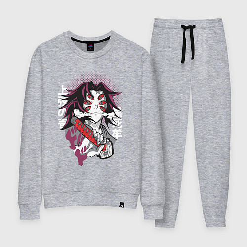 Женский костюм Клинок рассекающий демонов 1 Высшая Луна Кокушибо / Меланж – фото 1