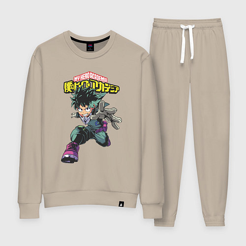 Женский костюм Моя геройская академия Мидория / Миндальный – фото 1