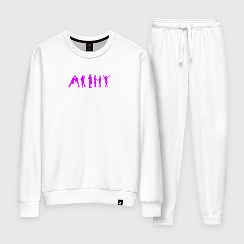 Женский костюм BTS Арми / Белый – фото 1