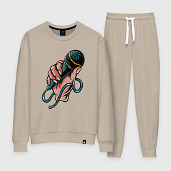 Женский костюм Микрофон в руке