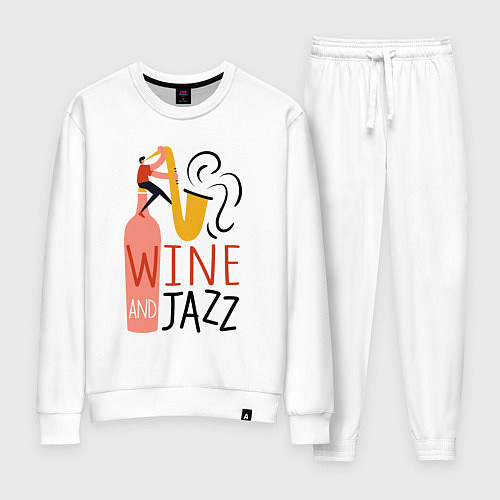 Женский костюм Винишко и джаз / Белый – фото 1