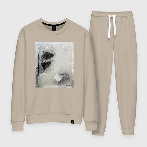 Женский костюм Graphic Abstract / Миндальный – фото 1