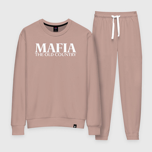 Женский костюм Mafia the old country logo / Пыльно-розовый – фото 1