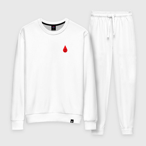 Женский костюм Группа крови: первая отрицательная / Белый – фото 1