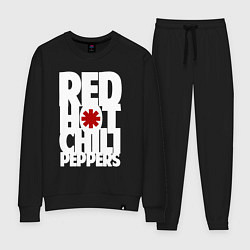 Костюм хлопковый женский RHCP - title and logo, цвет: черный