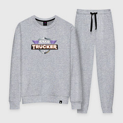 Костюм хлопковый женский Star Trucker, цвет: меланж