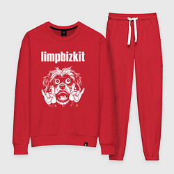 Костюм хлопковый женский Limp Bizkit rock dog, цвет: красный