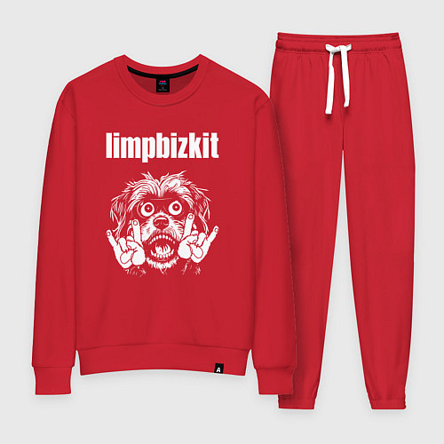 Женский костюм Limp Bizkit rock dog / Красный – фото 1