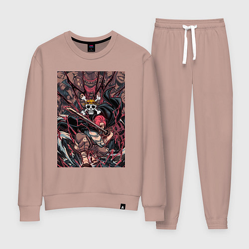 Женский костюм Ван-Пис Шанкс команда / Пыльно-розовый – фото 1