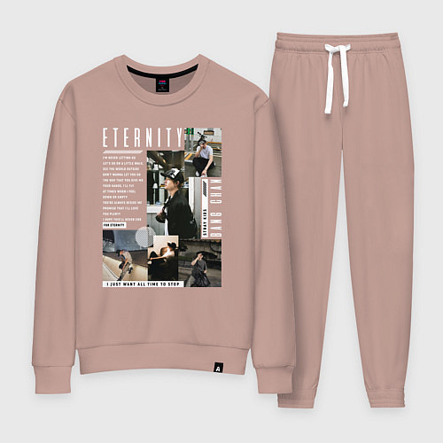 Женский костюм Stray kids Bang Chan Eternity / Пыльно-розовый – фото 1