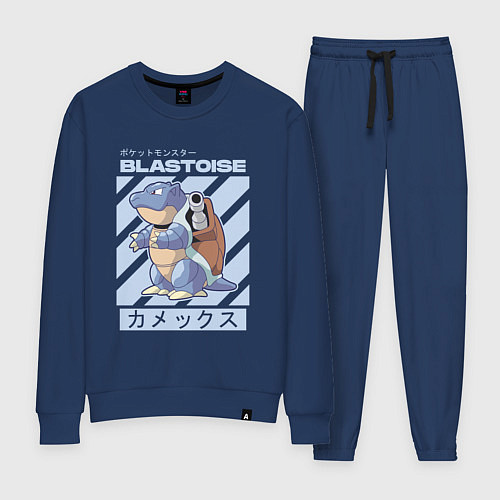 Женский костюм Покемоны Бластойз Blastoise / Тёмно-синий – фото 1