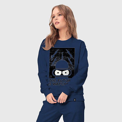 Женский костюм Бендер - будущее наблюдает / Тёмно-синий – фото 3