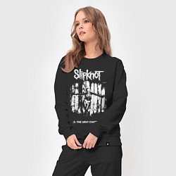Костюм хлопковый женский Slipknot - skeleton girl, цвет: черный — фото 2