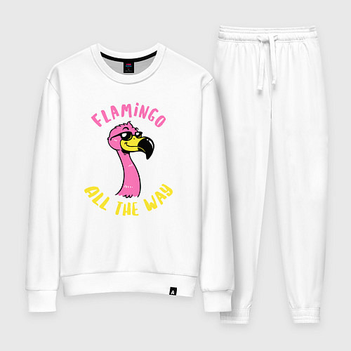 Женский костюм Flamingo all the way / Белый – фото 1