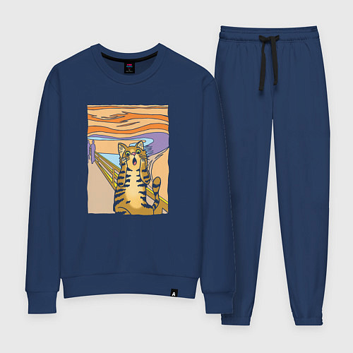 Женский костюм Кот крик / Тёмно-синий – фото 1