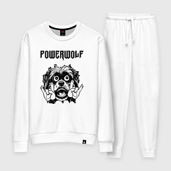 Костюм хлопковый женский Powerwolf - rock dog, цвет: белый