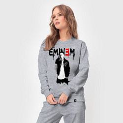 Костюм хлопковый женский Eminem finger, цвет: меланж — фото 2
