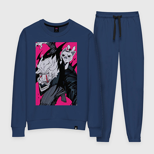 Женский костюм Дандадан Кэн Такакура / Тёмно-синий – фото 1