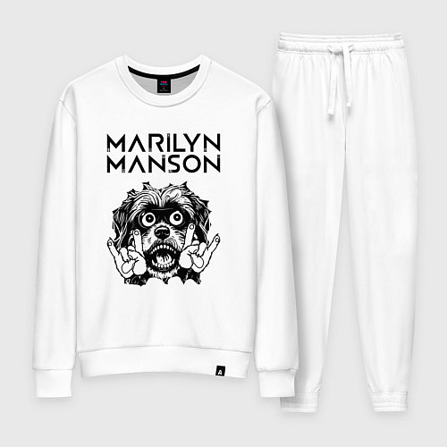 Женский костюм Marilyn Manson - rock dog / Белый – фото 1