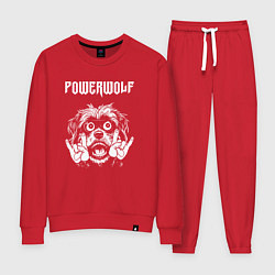 Костюм хлопковый женский Powerwolf rock dog, цвет: красный