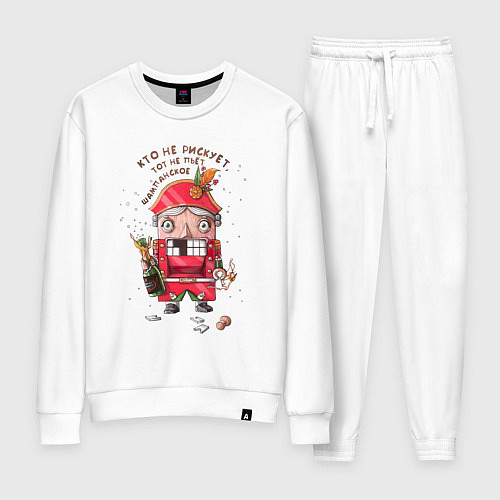 Женский костюм Щелкунчик / Белый – фото 1