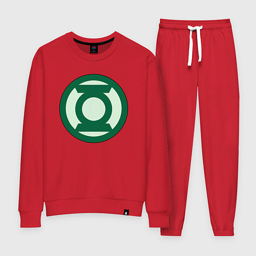 Женский костюм Green lantern logo / Красный – фото 1