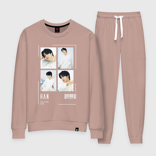 Женский костюм Han stray kids cute / Пыльно-розовый – фото 1