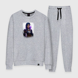 Костюм хлопковый женский Кейтлин из Аркейн, цвет: меланж