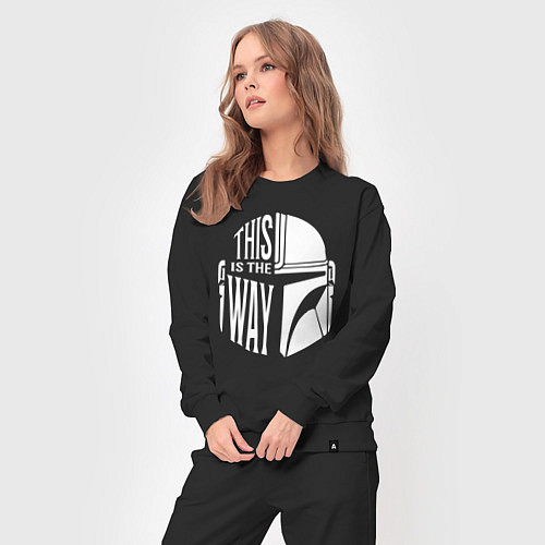 Женский костюм This is the way helmet The mandolorian / Черный – фото 3