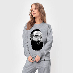 Костюм хлопковый женский James Harden, цвет: меланж — фото 2
