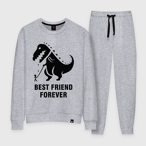 Женский костюм Godzilla best friend / Меланж – фото 1