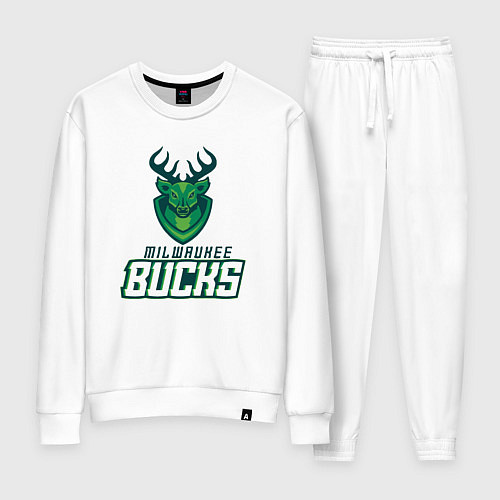 Женский костюм Milwaukee Bucks NBA / Белый – фото 1