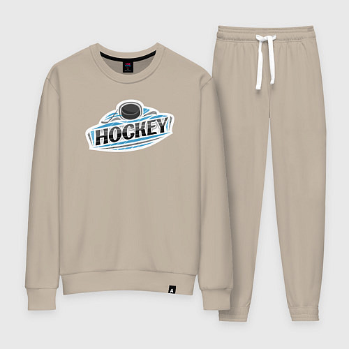 Женский костюм Play hockey / Миндальный – фото 1