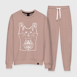 Женский костюм Disturbed - cat rock