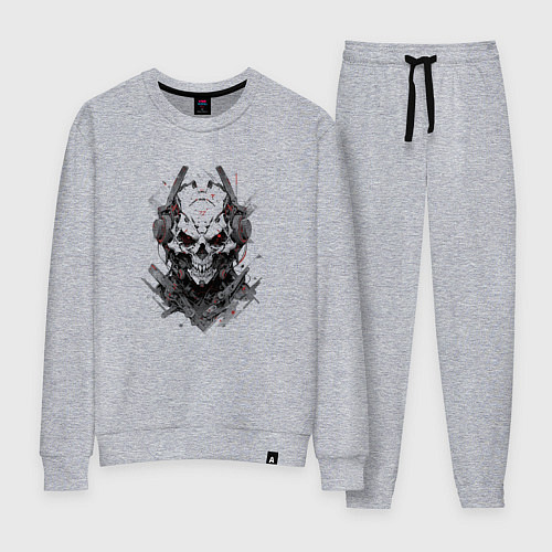 Женский костюм Кибернетический череп / Меланж – фото 1
