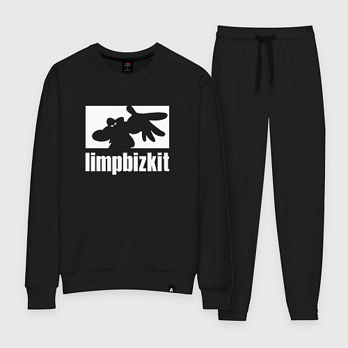 Женский костюм Limp Bizkit - logo / Черный – фото 1