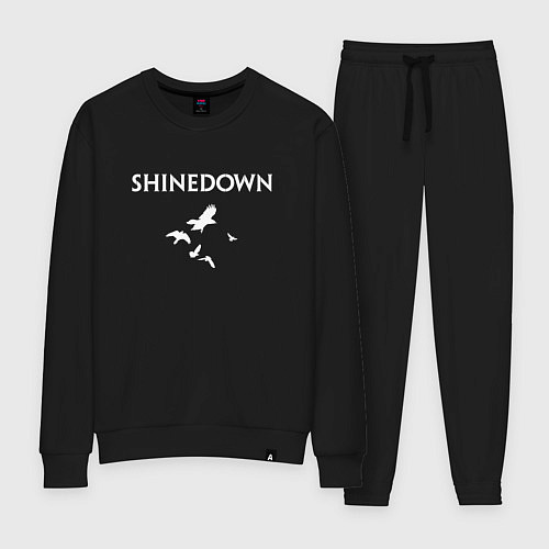 Женский костюм Shinedown - logo / Черный – фото 1