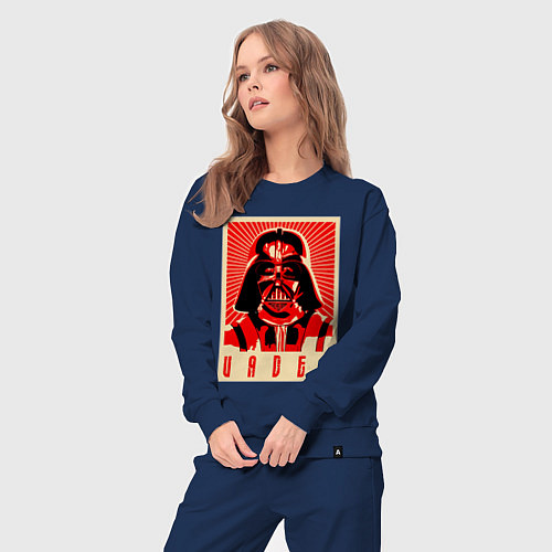 Женский костюм Звёздные войны яростный Вейдер / Тёмно-синий – фото 3