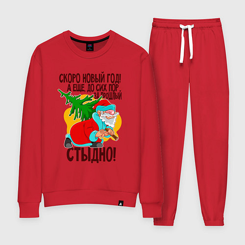 Женский костюм Скоро новый год / Красный – фото 1
