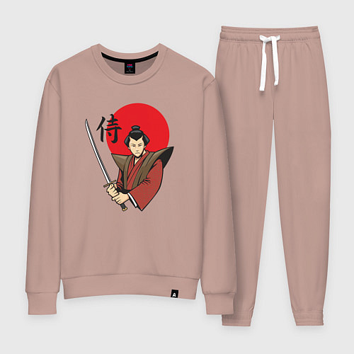 Женский костюм Гордый самурай / Пыльно-розовый – фото 1