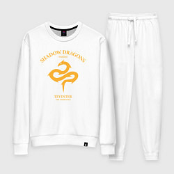 Костюм хлопковый женский Shadow Dragons - Dragon Age, цвет: белый