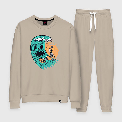 Женский костюм Skeletor surfer / Миндальный – фото 1