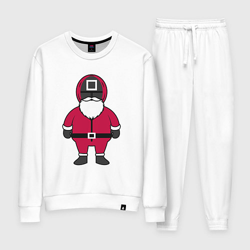 Женский костюм Squid game Santa / Белый – фото 1