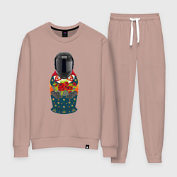 Женский костюм Матрёшка мотоциклист