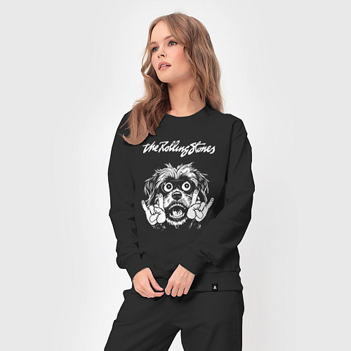 Женский костюм Rolling Stones rock dog / Черный – фото 3