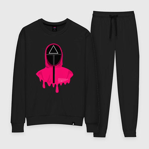 Женский костюм Розовый надзиратель / Черный – фото 1