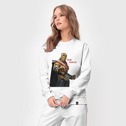 Костюм хлопковый женский Adam Warlock, цвет: белый — фото 2