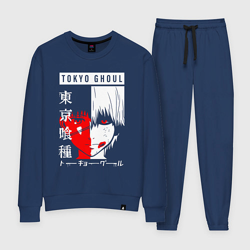 Женский костюм Токийский Гуль 1000-7 / Тёмно-синий – фото 1